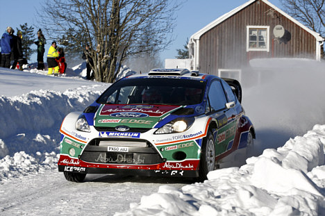 Mikko Hirvonen – Ford Fiesta RS WRC.